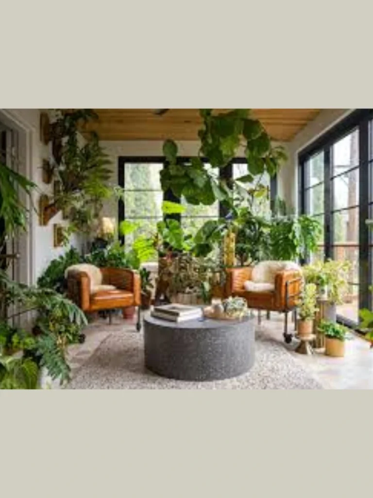 Incorporating Greenery and Sculptural Plants