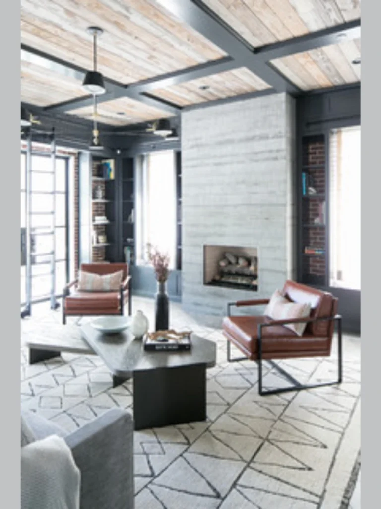 Industrial Metal Accent Chairs