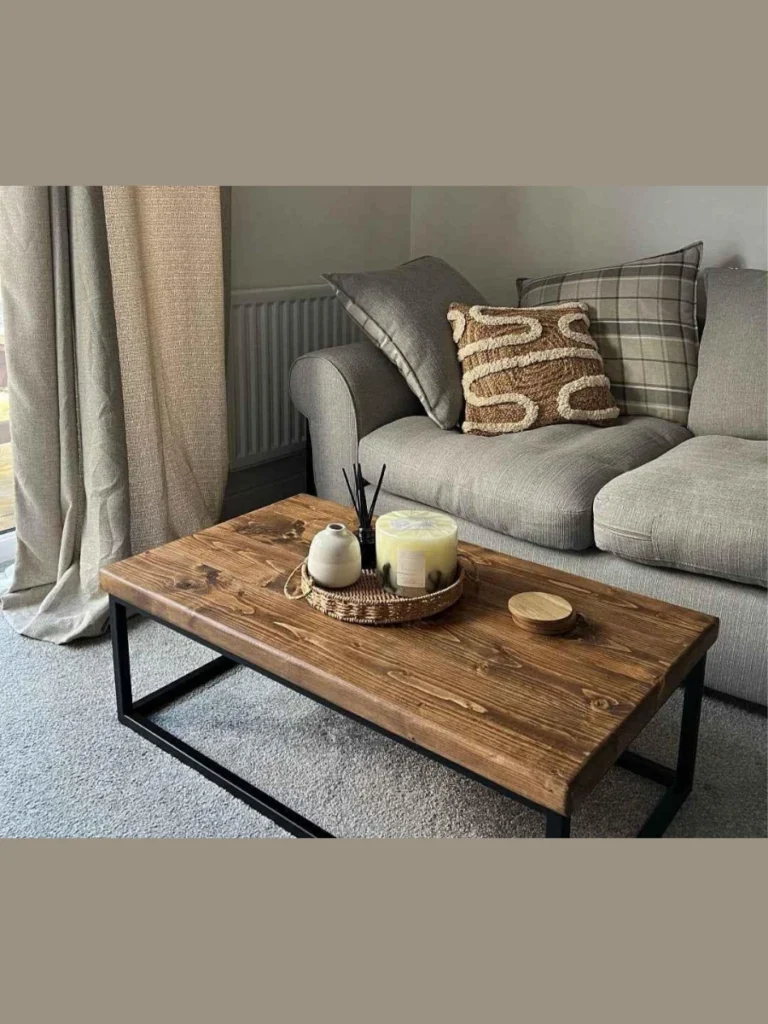 Industrial Metal And Reclaimed Wood coffee Tables