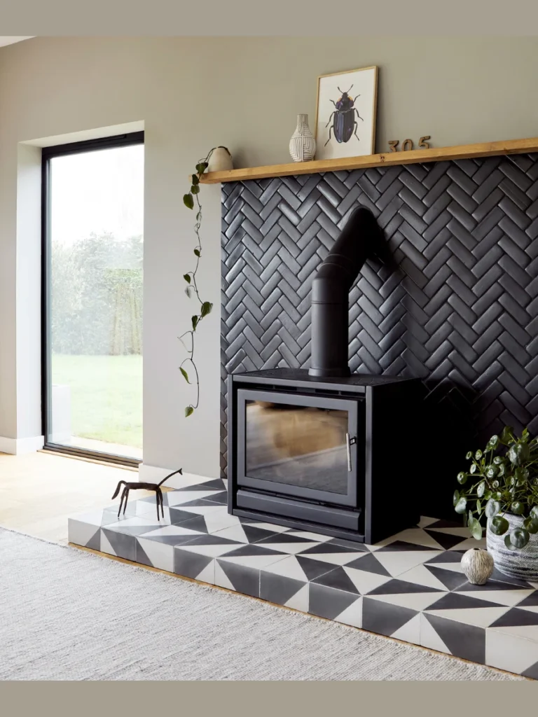 Industrial Metallic Finish Tiles