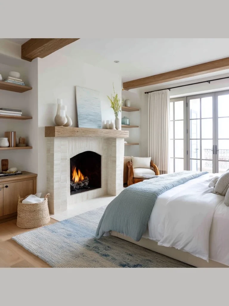 Integrated Fireplace and Vanity Furniture Units