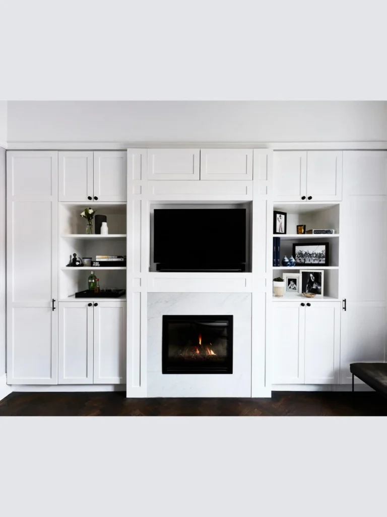 Integrated Hidden Bar and Beverage Center