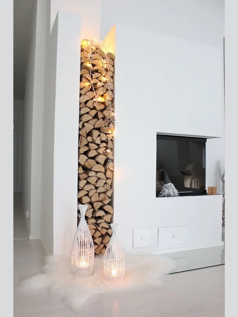 Integrated Vertical Log Storage Niches