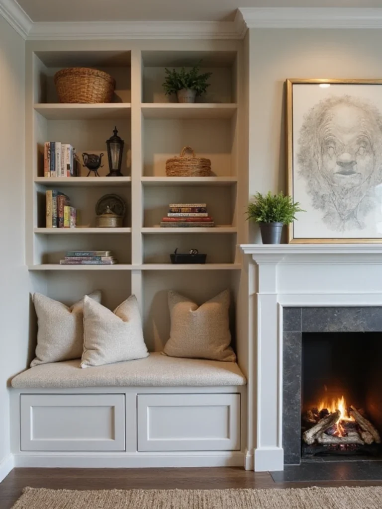 Integrated Window Seats for a Cozy Reading Nook