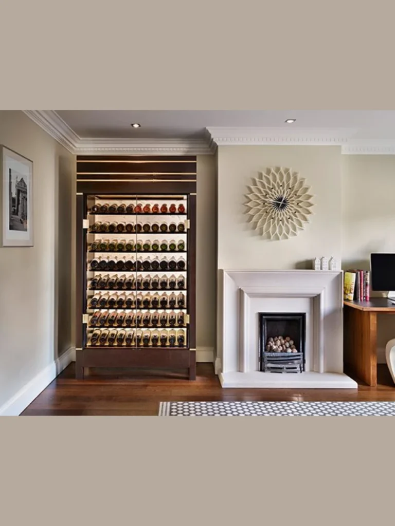 Integrated Wine Racks for a Sophisticated Tasting Zone