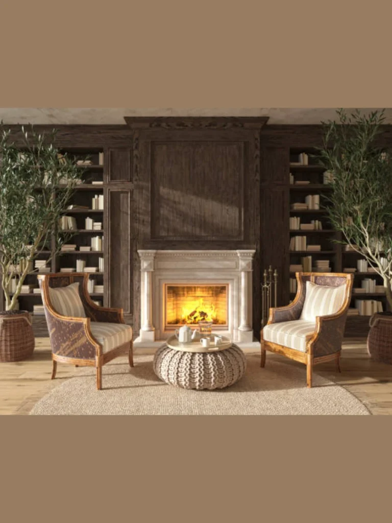 Interior Book Nook for a Sophisticated Library Vibe