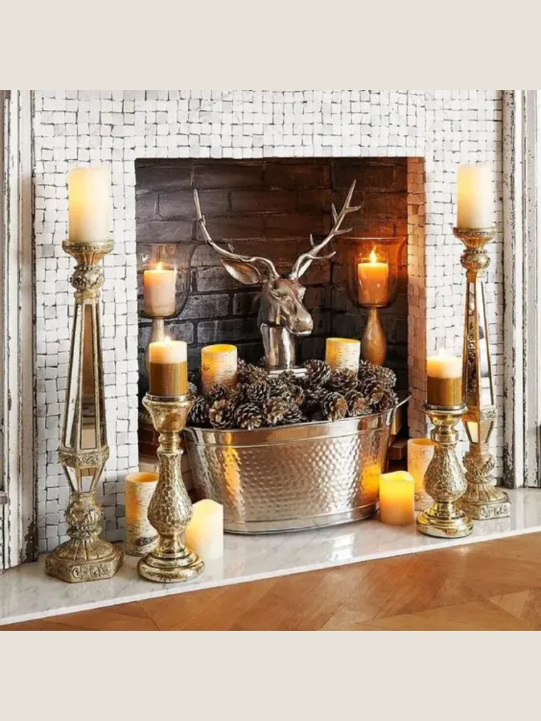 Lantern Collection with LED Pillars