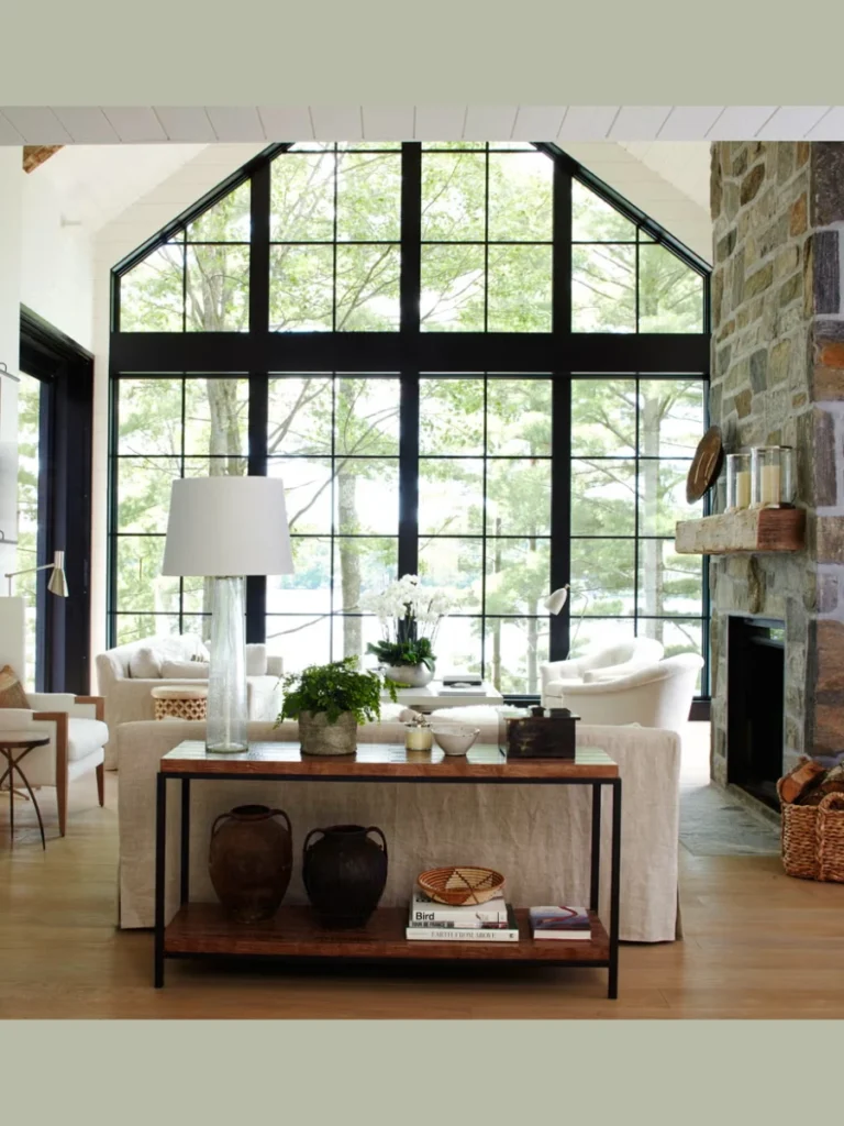 Large Black Window Panes