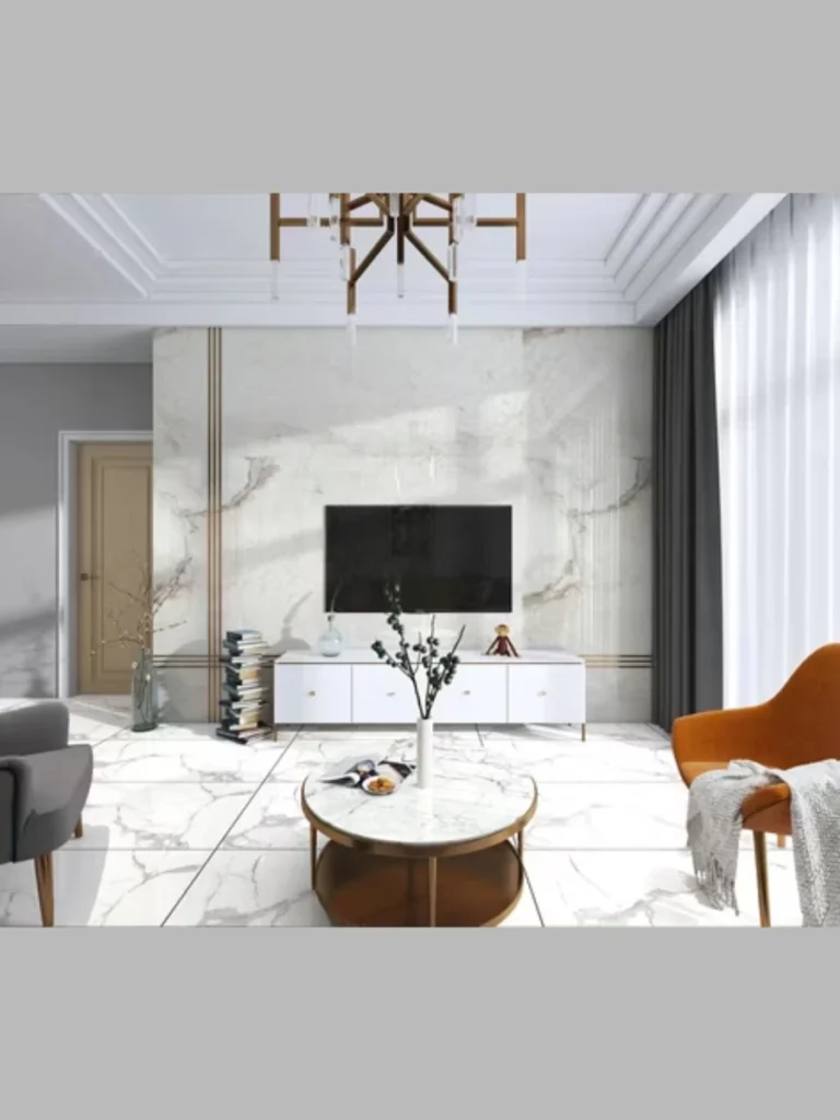 Large Format Porcelain Slabs for a Marble Look