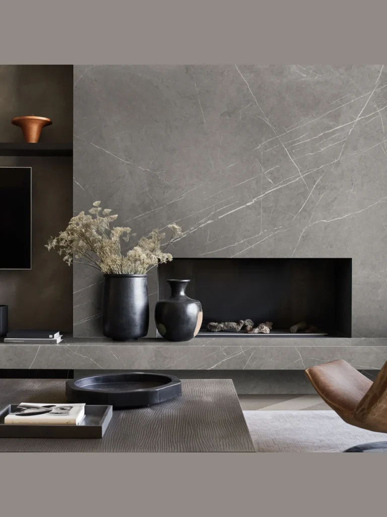 Large Format Porcelain Slabs for a Seamless Stone Look