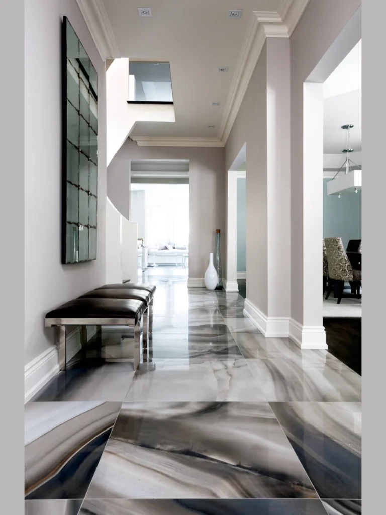 Large Format Tiles for a Seamless Minimalist Look
