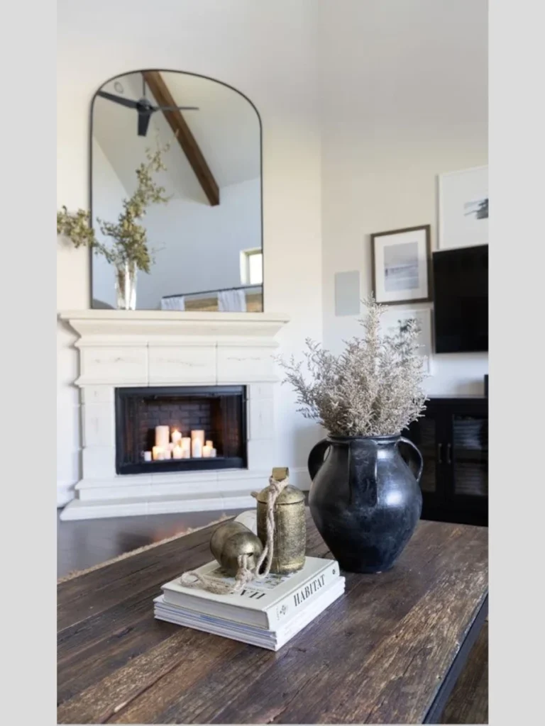 Layered Vintage Mirrors for Extra Light and Depth