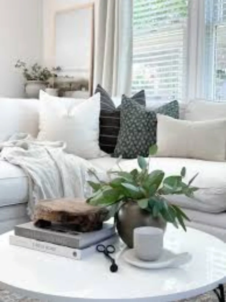 Layering Textiles with Textured Throw Pillows