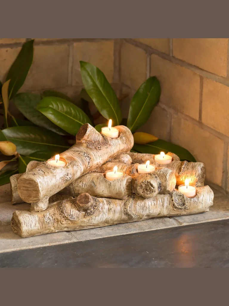 Log Slice Multi Candle Planks