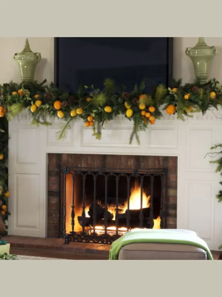 Low Profile Garland for a Fresh Organic Touch