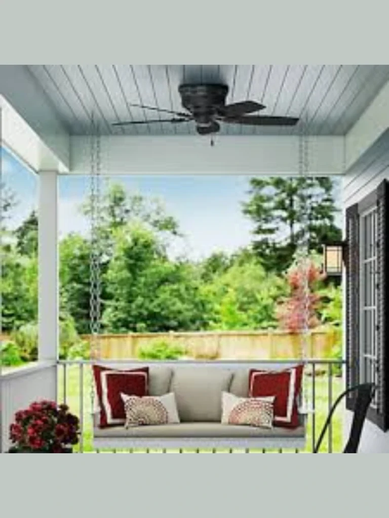 Low Profile Hugger Fans for Small Porches
