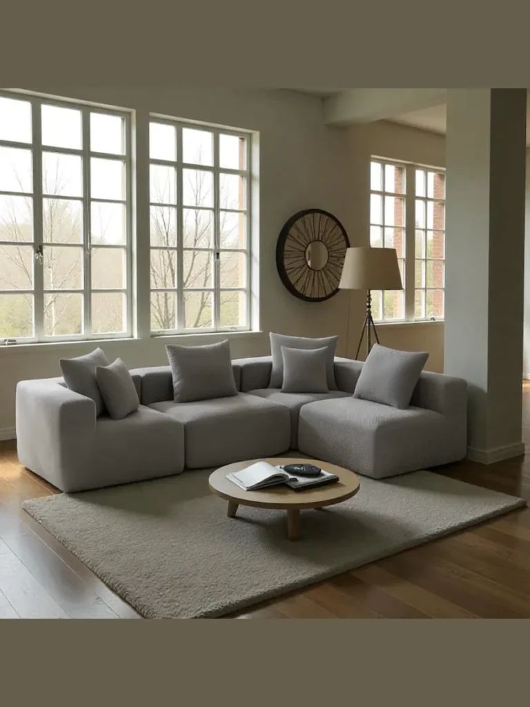 Low-Profile Modular Sectional Sofas