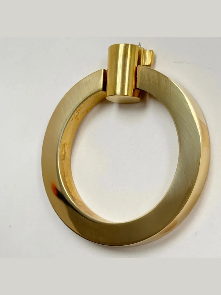 Marine Grade Polished Brass Pull Hoops