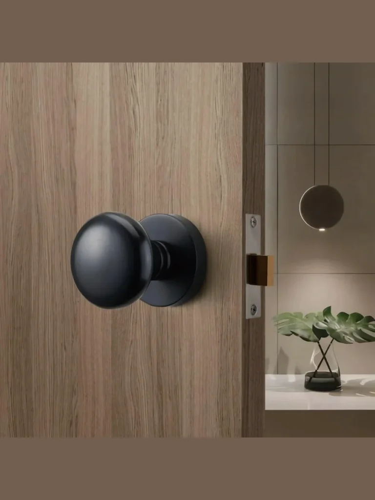 Matte Black Minimalist Knobs