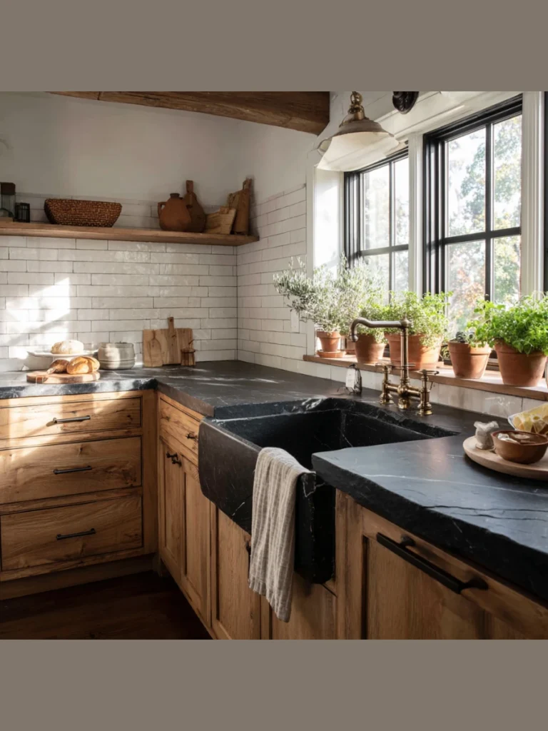 Matte Charcoal Soapstone Built In Disks