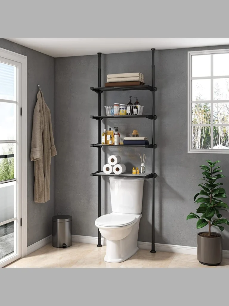 Maximizing Utility with Over the Toilet Shelving