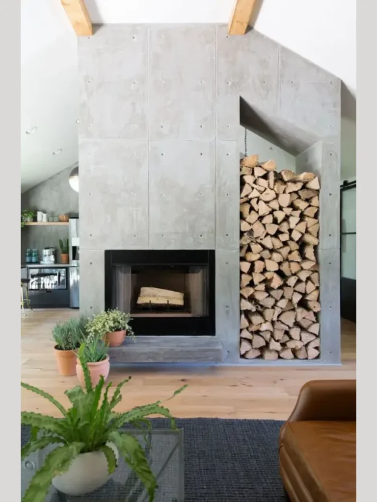 Minimalist Concrete-Look Porcelain
