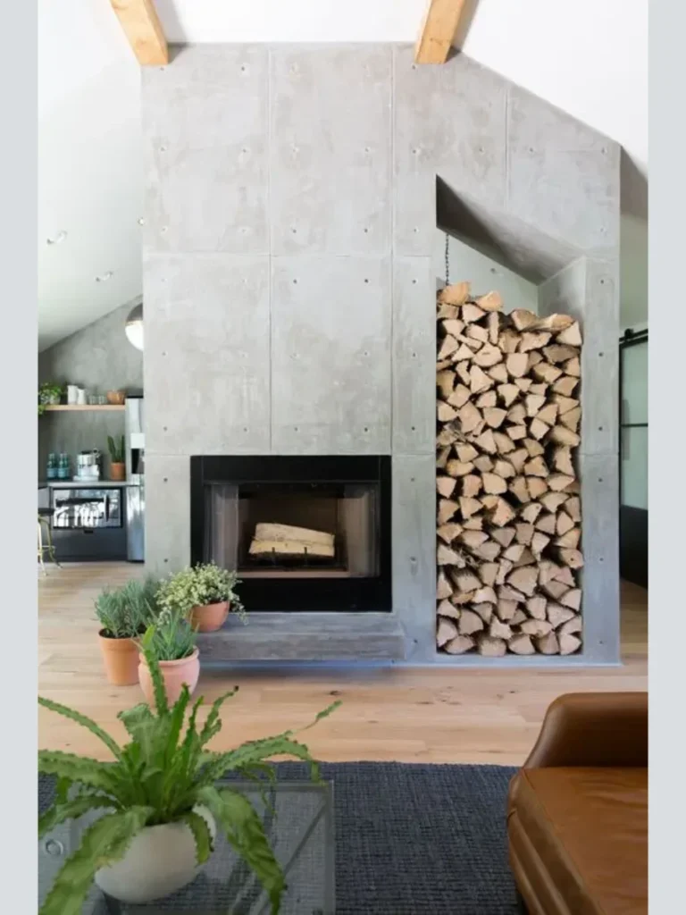 Minimalist Concrete Slab Surrounds