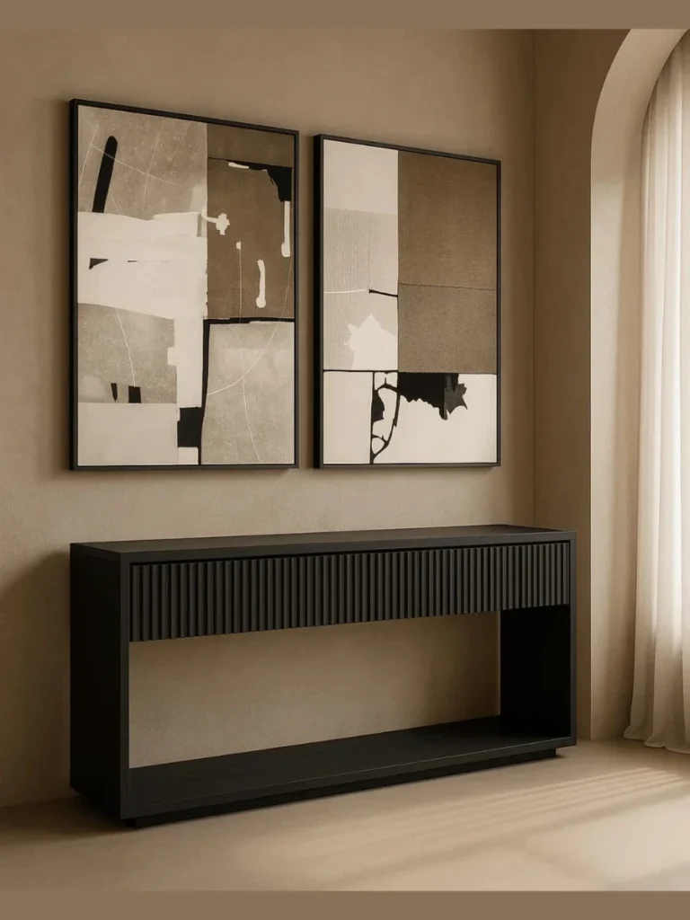 Minimalist Entryway Consoles With Slim Profiles