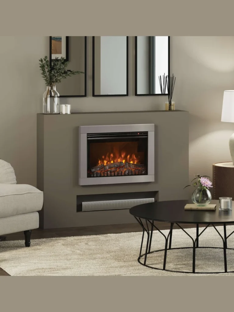Minimalist Wall Recessed Hole in the Wall Fires
