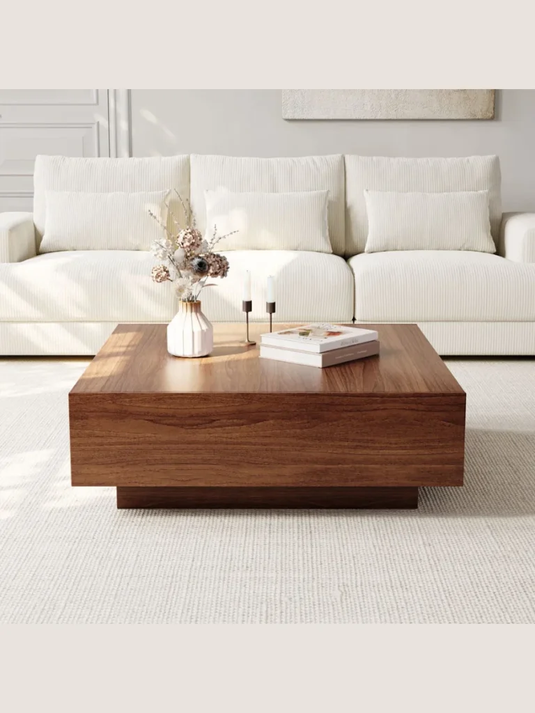 Minimalist Wooden Coffee Tables with Storage
