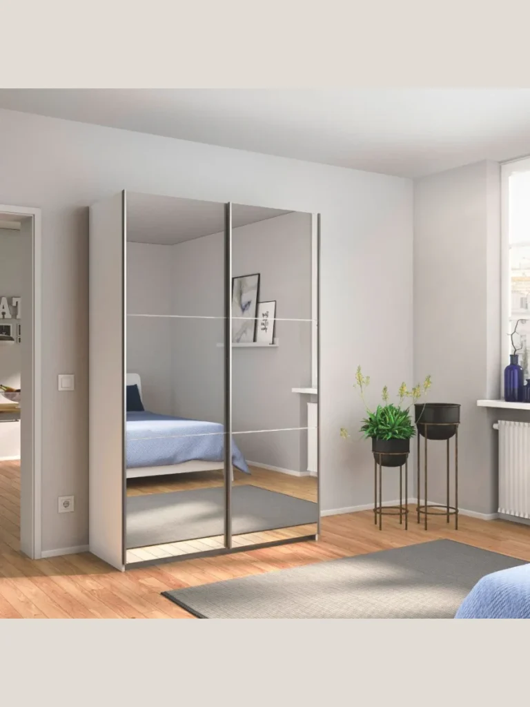 Mirror Fronted Wardrobes for Light Reflection