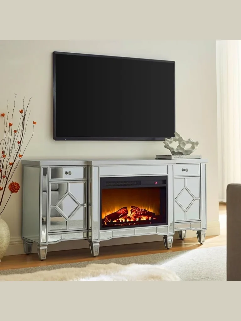 Mirrored Backing for an Expansive and Shimmering Look