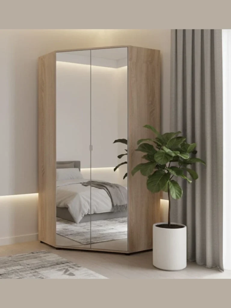 Mirrored Door Wardrobes For Bedroom Depth