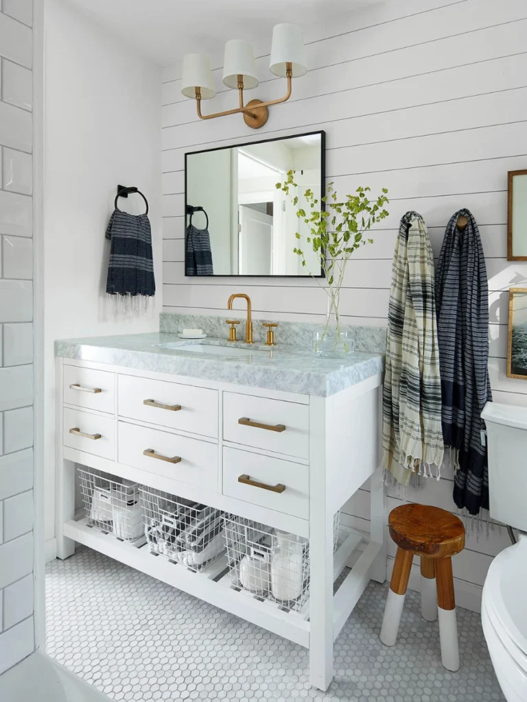 Mobile Vanity Stools With Hidden Storage