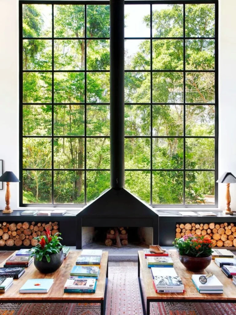 Modern Floating Gas Fireplaces