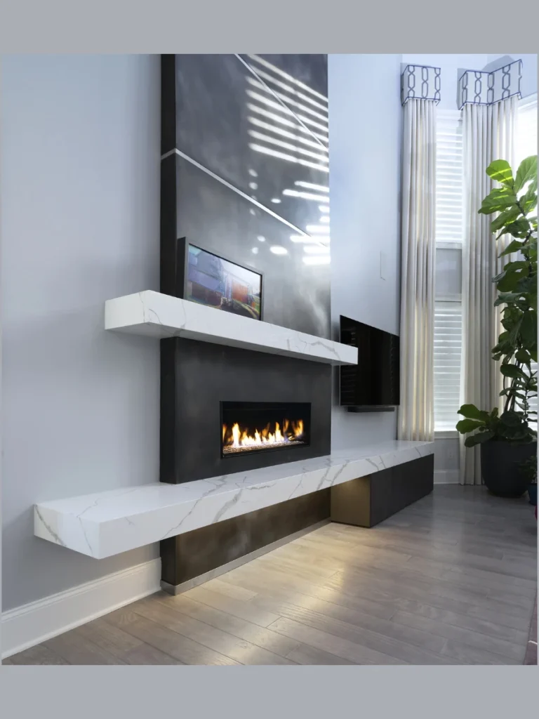 Modern Floating Hearth Extension