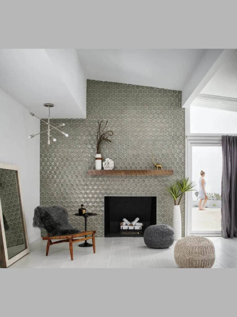 Modern Geometric Hexagon Tiles