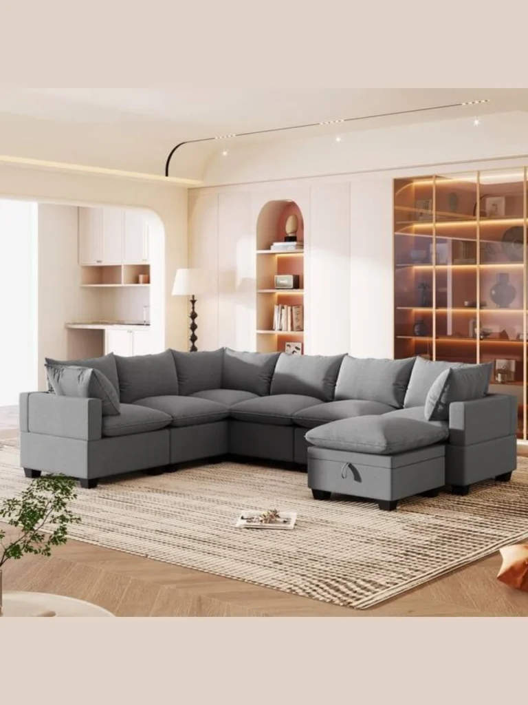Modular Sectional And Ottoman Sets