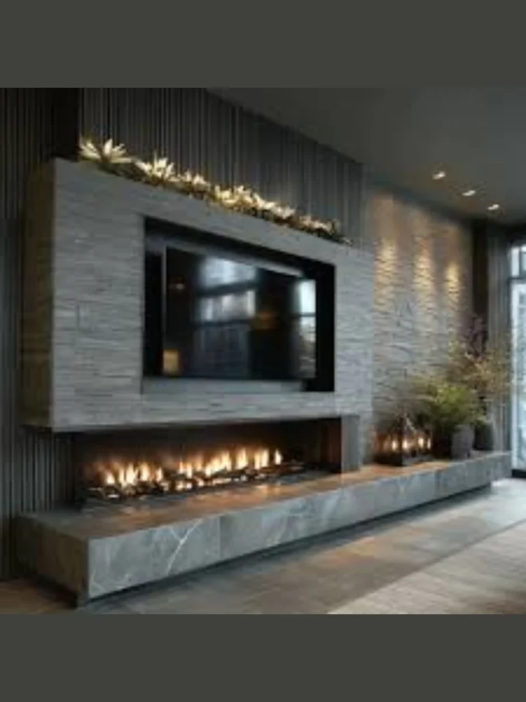 Monolithic Natural Stone Slab Feature Walls