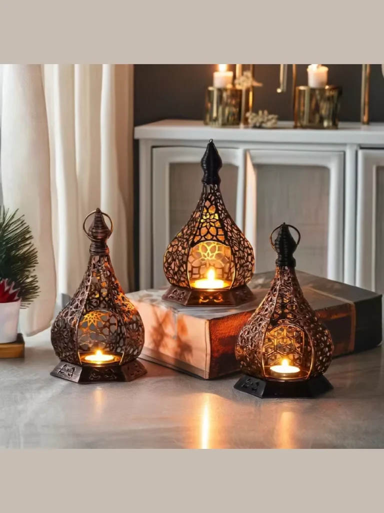 Moroccan Lanterns For Exotic Hearth Patterns