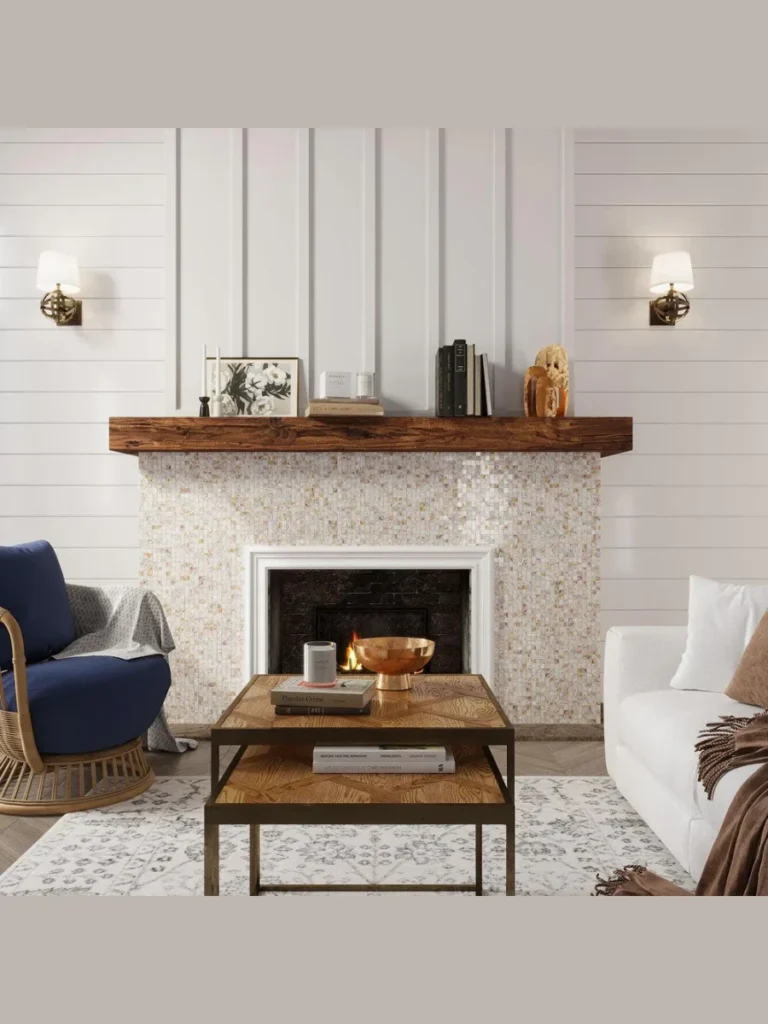 Mother of Pearl Shell Mosaic