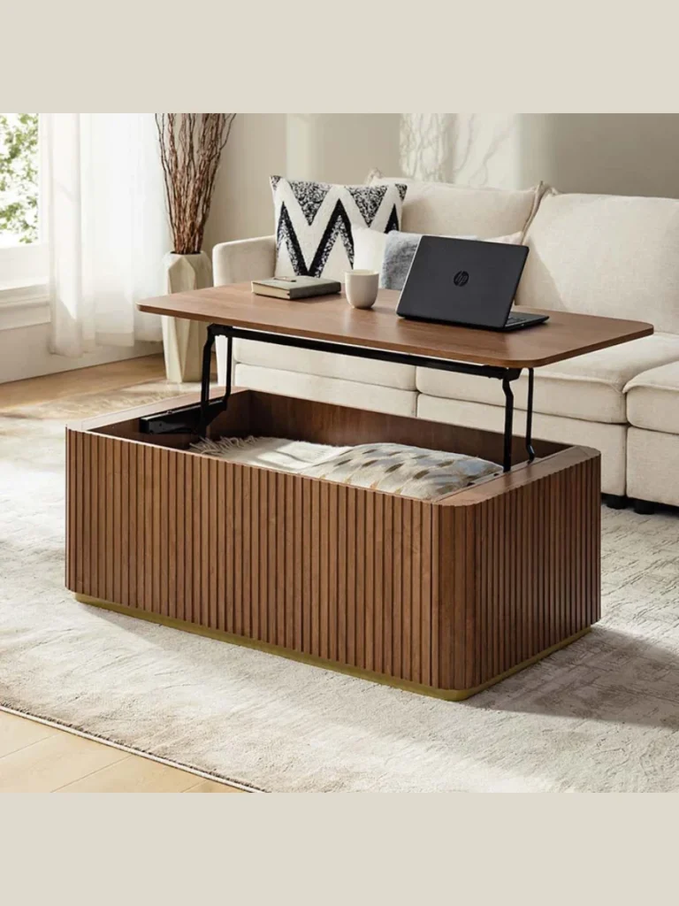 Multi-Functional Coffee Tables With Hidden Storage