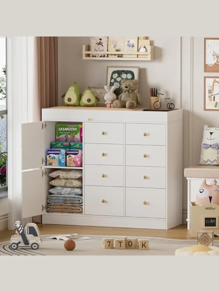 Multi-Functional Dressers with Removable Changing Tops