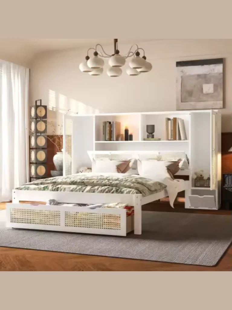 Multi Functional Headboards With Built In Shelves