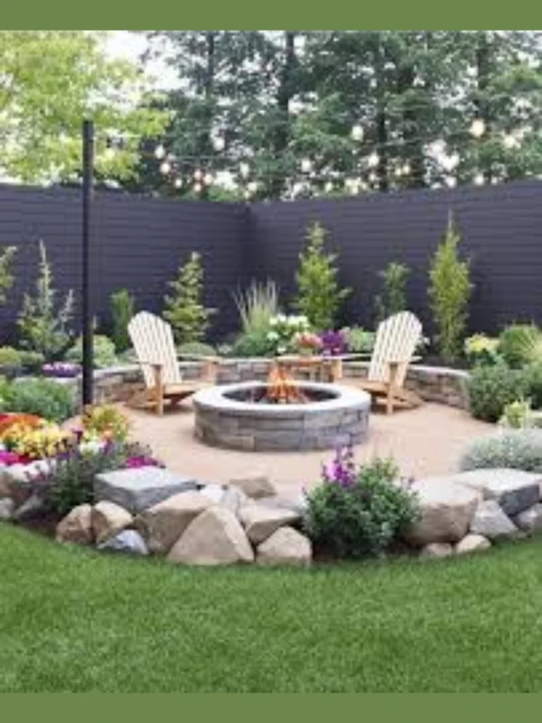 Multi-Level Fire Pit for a Grand Landscape Statement