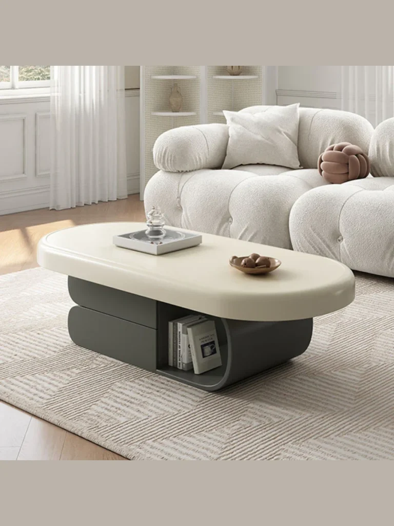 Multi-Tiered Stone Coffee Tables