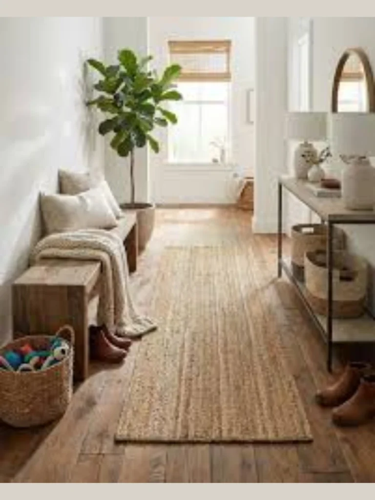 Natural Jute Runners for Texture