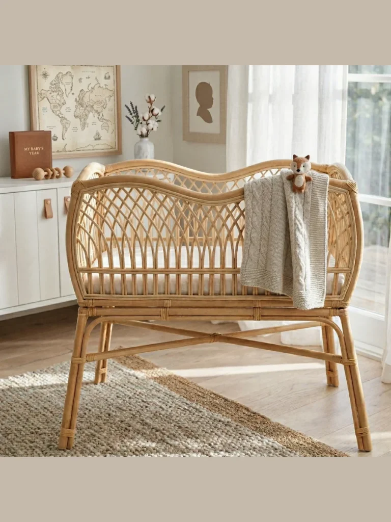 Natural Rattan Bassinets