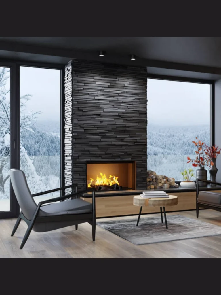 Natural Slate with a Rugged Texture