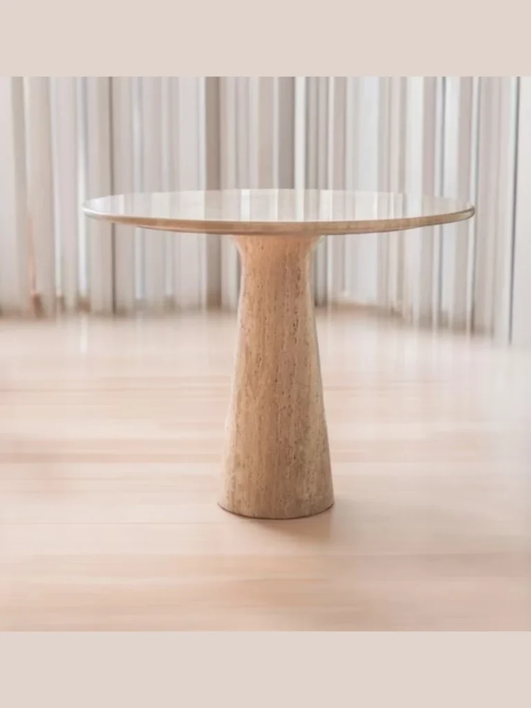 Natural Stone Pedestal Entryway Tables